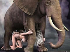 Circus elephant fucked zoo actress
